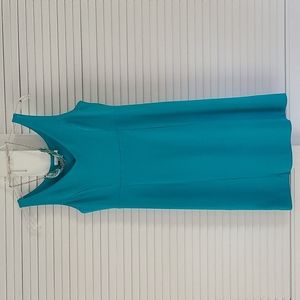 NY & Company All Cotton Sheath Dress.   Size XS. Turquoise